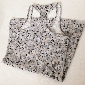 Lululemon Speckled/Cheetah Print Racerback Tank